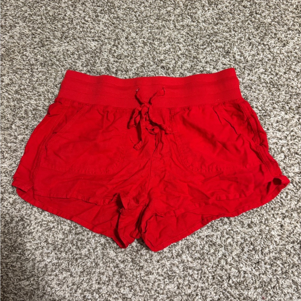 No Boundaries Red Athletic Shorts